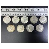 1966 to 1968 Kennedy Half Dollars