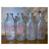 Elmores Creamery Milk Bottles
