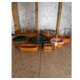 Longaberger Handwoven Brown Basket