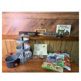 Faith Thyme and Pears Welcome Farm Sign Decor