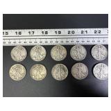 1940s Walking Liberty Half Dollar