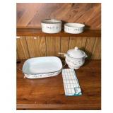 Pfalzgraff Holly Berry Stoneware Dish Set