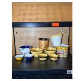 Various Multicolor Popcorn Bowl Collection