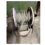 Gray Hose Reel Cart