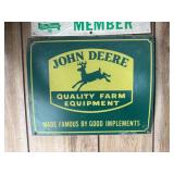 (2) John Deere Signs
