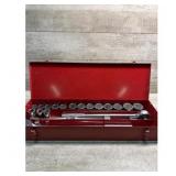 Wright Socket Set Red Case
