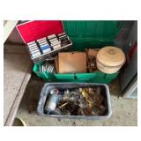 Green Cassette Tapes  Fuel Can Debris Bin -