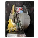 Metal Rods Welding Gloves Tool Oil Clamps  Metal P