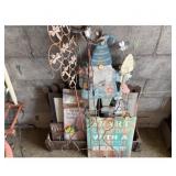 Gnome Decor with Dragonfly Wind Spinner -