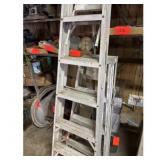 Silver Aluminum Step Ladder