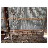 Metal Snowmen Yard Art