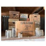 Clear Vintage Mason Jars