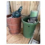 Vintage Ice Cream Maker Set