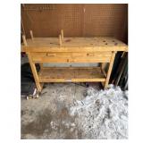 Yukon 60 3-Drawer Wood Workbench