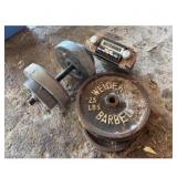 Weider Black Weight Plate  Vintage Car Radio