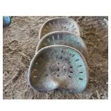 Vintage Tractor Seat Rustic GreenRust
