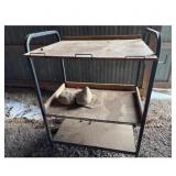 Black 3-Tier Utility Cart -