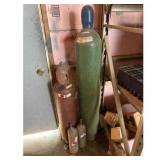 Green  Brown Gas Cylinders -