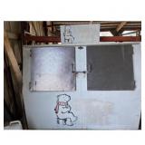 Ice Box with Double Door