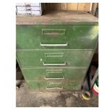 Green Metal Storage Cabinet