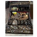 Used Red Toolbox Hardware Assortment