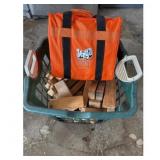 Jenga Giant Orange Wood Game