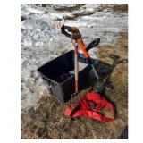 BlackDecker String Trimmer Garden Fork Hose  Tote