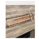 Vintage Fast Back Sled - Red - 40 Length