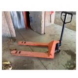 Orange Pallet Jack