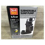 Submersible sump pump