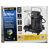 Submersible sump pump