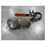 Stihl Chainsaw , Army Helmet