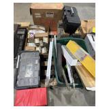 Husky toolbox, duct work supplies