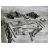 Old horns and chrome parts