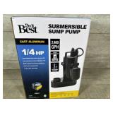 Submersible sump pump