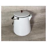 Large enamel pitcher