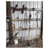 Yard tools lot
