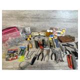 Screwdrivers, pliers, bits, Allen wrenches