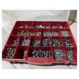 Tray of different size nuts