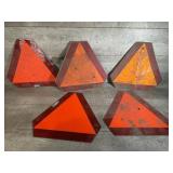 Triangular safety reflectors