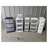 Plastic Drawer Storage Carts