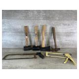 Mallets, Caulk Gun, Axe, Hammer, Saw