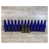 Cobalt Blue Bottles, Amber Bottles