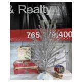 Aluminum Vintage Silver Christmas Tree