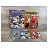 Vintage Christmas Puzzles, Little Golden Books
