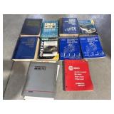 Box of auto repair manuals