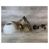 Vintage Adjustable Kerosene Chandelier