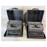 Underwood and Royal Typewriters