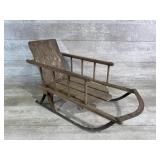 Vintage Wooden Snow Sled