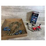 Hitch locking kit, pulling chain